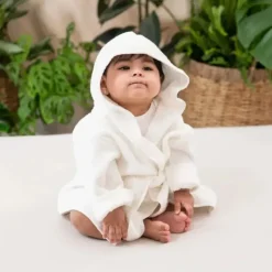 Kyte Baby Baby Robes*- Toddler Bath Robe In Cloud