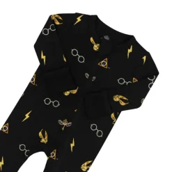 Kyte Baby Baby Sleepwear*- Zippered Romper Midnight Icon Harry Potter