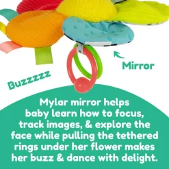 The First Years Stroller & Car Seat Toys*Lamaze - Buzzy The Bee Clip & Go