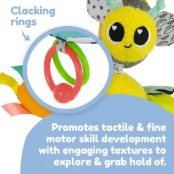 The First Years Stroller & Car Seat Toys*Lamaze - Buzzy The Bee Clip & Go