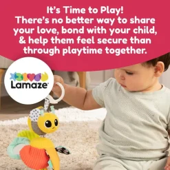 The First Years Stroller & Car Seat Toys*Lamaze - Buzzy The Bee Clip & Go