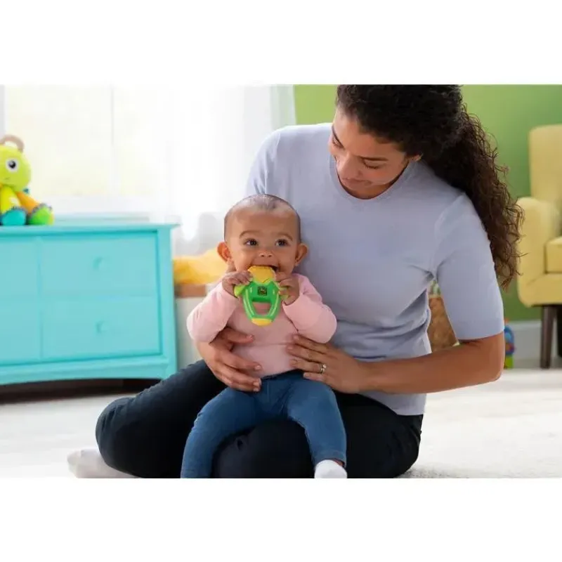 Lamaze Rattles & Teethers|Toys For 0-12 Months*- John Deere Massaging Corn Teether