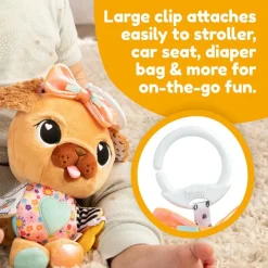 The First Years Stroller & Car Seat Toys*Lamaze - Lovey The Pug Clip & Go