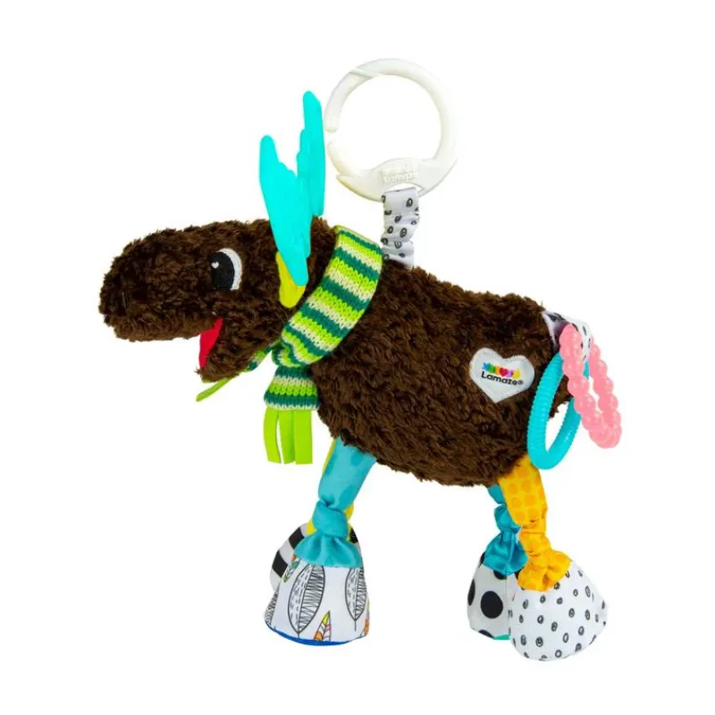 Lamaze Stroller & Car Seat Toys*- Mortimer The Moose Clip & Go
