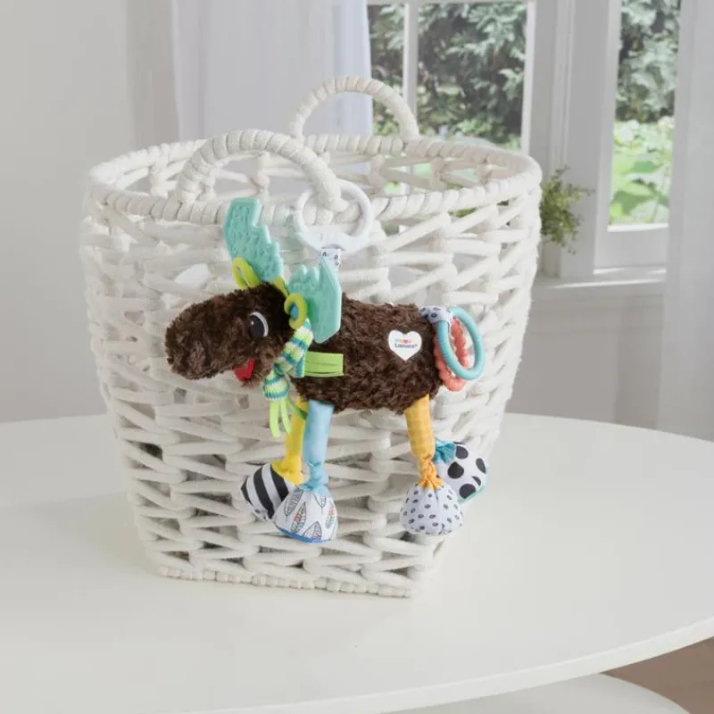 Lamaze Stroller & Car Seat Toys*- Mortimer The Moose Clip & Go
