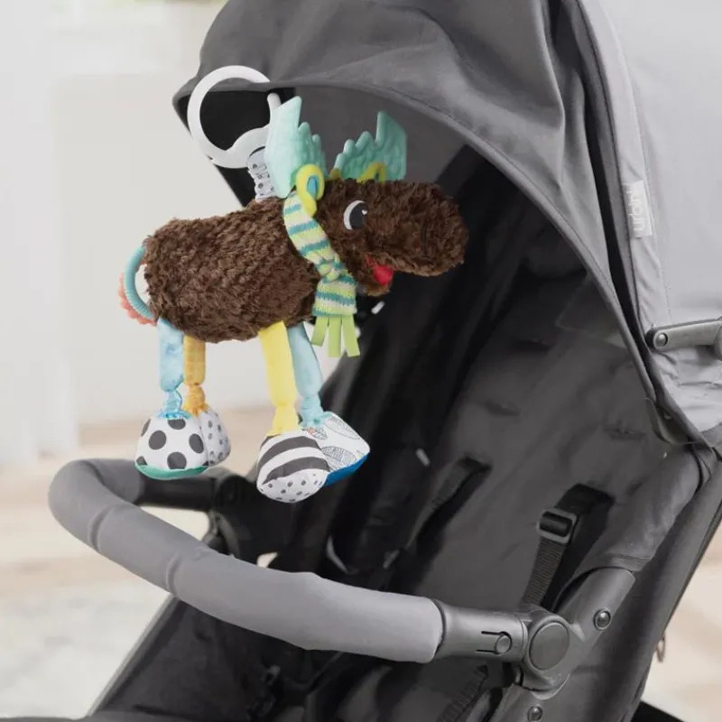 Lamaze Stroller & Car Seat Toys*- Mortimer The Moose Clip & Go