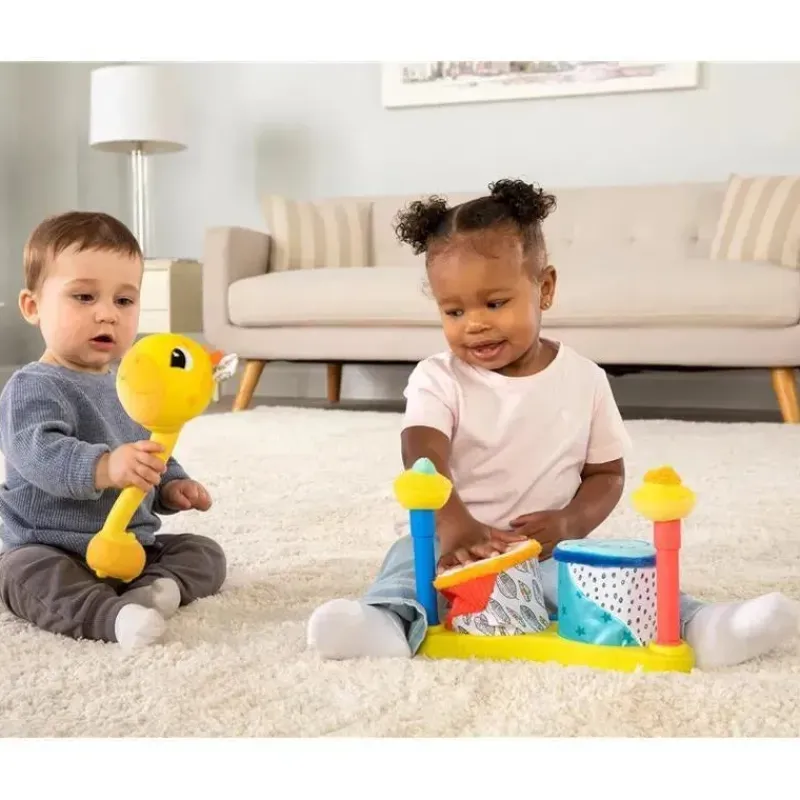 Lamaze Books, Music & Dvds*- Squeeze Beats First Drum Set - Musical Baby Toys