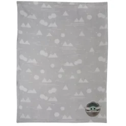 Lambs u0026 Ivy Star Wars*Lambs & Ivy - Baby Appliqued Blanket, The Child Baby Yoda