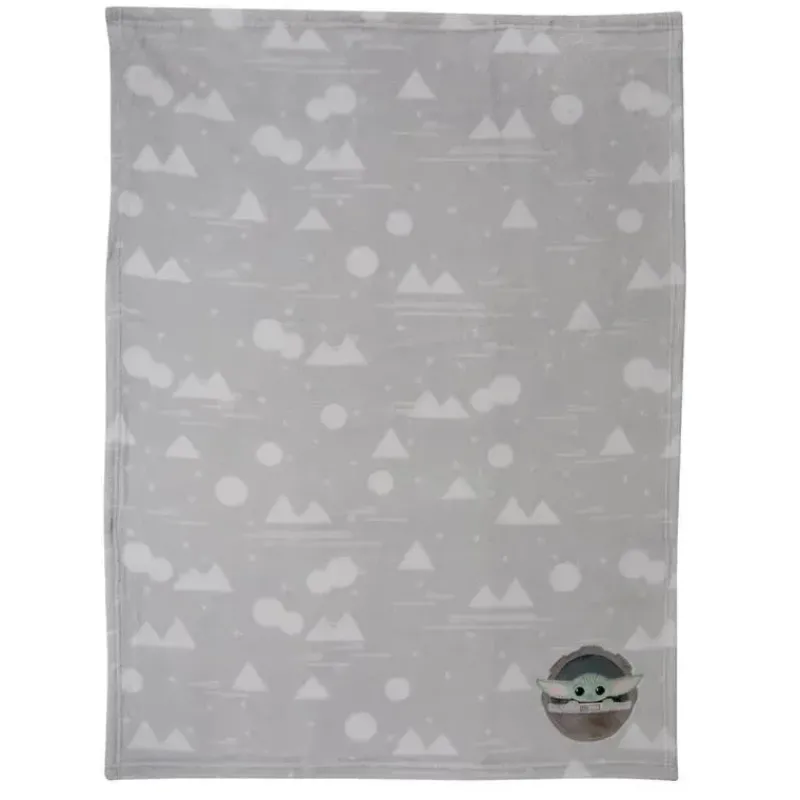 Lambs u0026 Ivy Star Wars*Lambs & Ivy - Baby Appliqued Blanket, The Child Baby Yoda