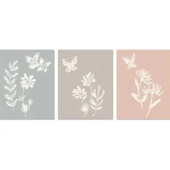 Lambs u0026 Ivy Crib & Bed Sheets*Lambs & Ivy - Baby Blooms 3Pk Floral Unframed Nursey/Child Wall Art 11” x 14”