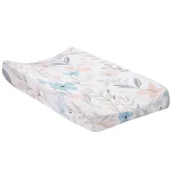 Lambs u0026 Ivy Crib & Bed Sheets*Lambs & Ivy - Baby Blooms Watercolor Floral/Butterfly Soft Changing Pad Cover