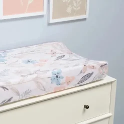 Lambs u0026 Ivy Crib & Bed Sheets*Lambs & Ivy - Baby Blooms Watercolor Floral/Butterfly Soft Changing Pad Cover