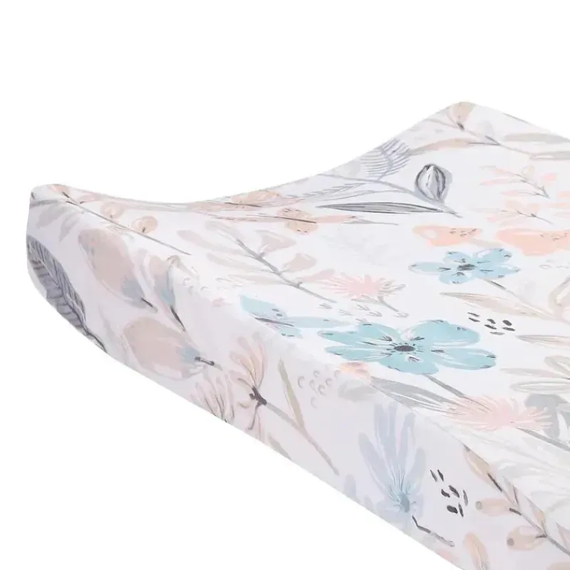 Lambs u0026 Ivy Crib & Bed Sheets*Lambs & Ivy - Baby Blooms Watercolor Floral/Butterfly Soft Changing Pad Cover