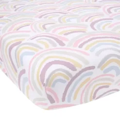 Lambs u0026 Ivy Crib & Bed Sheets*Lambs & Ivy - Baby Fitted Sheet, Rainbow