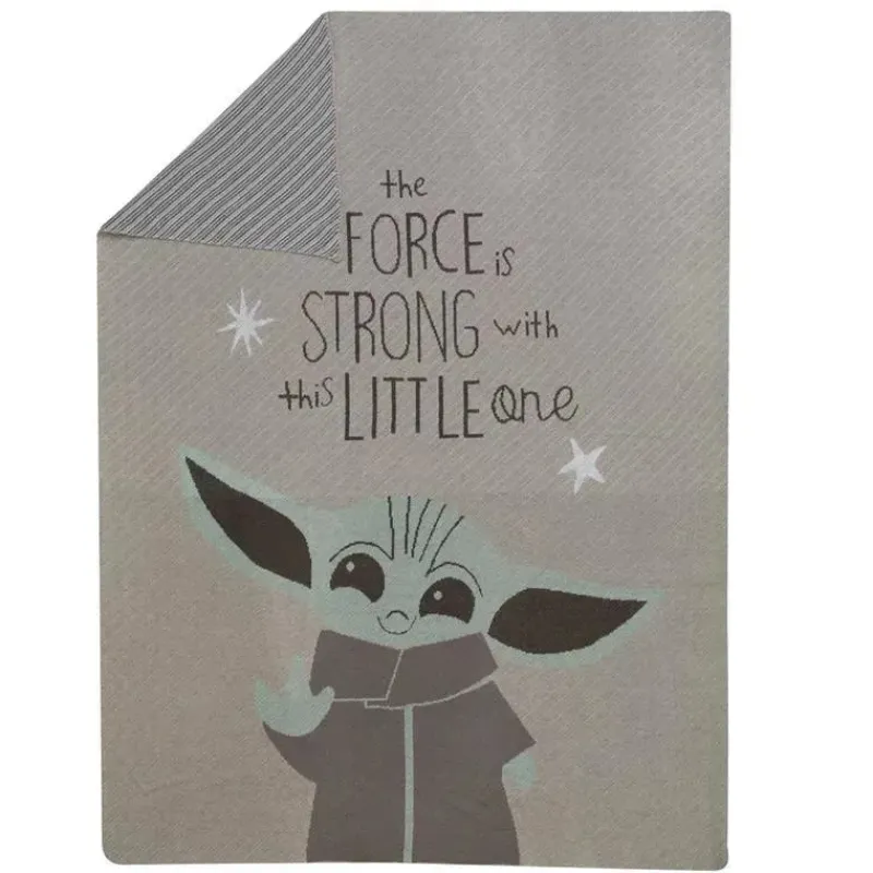 Lambs u0026 Ivy Star Wars*Lambs & Ivy - Baby Knit Blanket, The Child Baby Yoda