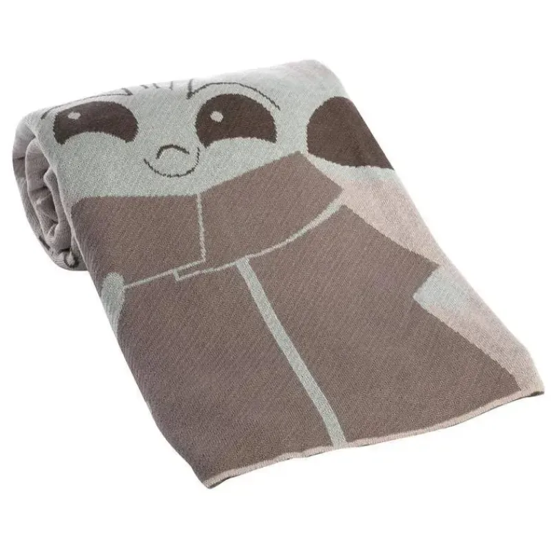 Lambs u0026 Ivy Star Wars*Lambs & Ivy - Baby Knit Blanket, The Child Baby Yoda