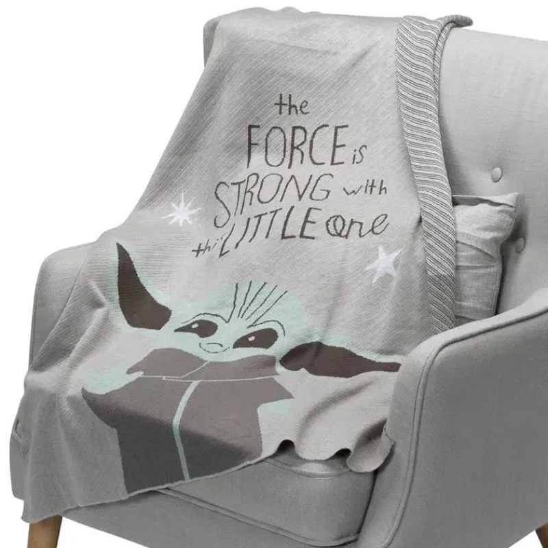 Lambs u0026 Ivy Star Wars*Lambs & Ivy - Baby Knit Blanket, The Child Baby Yoda