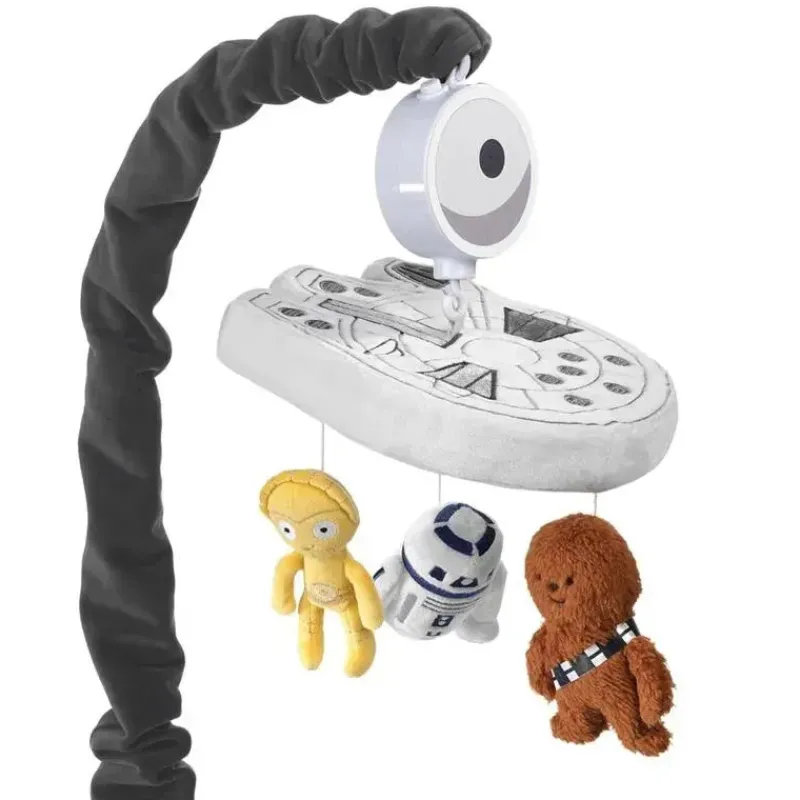 Lambs u0026 Ivy Star Wars*Lambs & Ivy - Baby Musical Mobile, Stars Wars Millennium Falcon