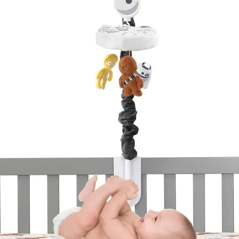 Lambs u0026 Ivy Star Wars*Lambs & Ivy - Baby Musical Mobile, Stars Wars Millennium Falcon