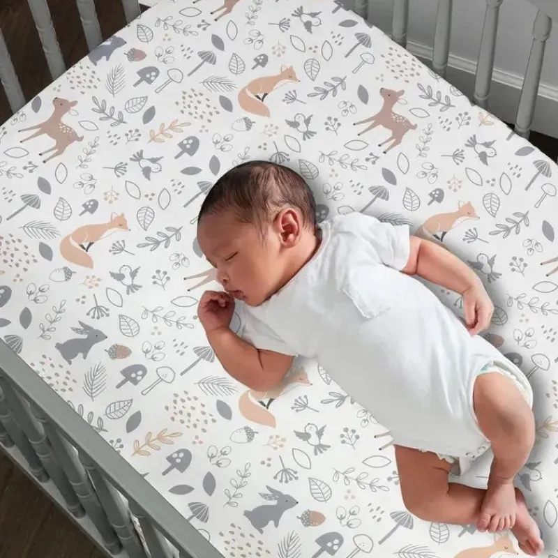 Lambs u0026 Ivy Crib & Bed Sheets*Lambs & Ivy - Baby Sheet, Deer Park
