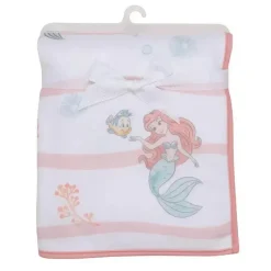 Lambs u0026 Ivy Disney Princess|Crib & Bed Sheets*Lambs & Ivy - Bedtime Originals Disney Baby The Little Mermaid White Baby Blanket, Ariel