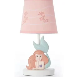 Lambs u0026 Ivy Disney Princess|Lighting*Lambs & Ivy - Bedtime Originals Disney Baby The Little Mermaid Ariel Lamp with Shade & Bulb