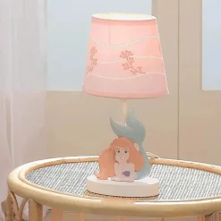 Lambs u0026 Ivy Disney Princess|Lighting*Lambs & Ivy - Bedtime Originals Disney Baby The Little Mermaid Ariel Lamp with Shade & Bulb