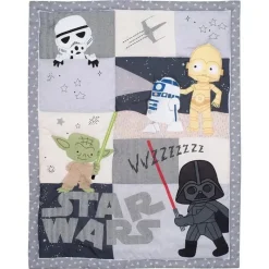 Lambs u0026 Ivy Star Wars|Bedding Sets*Lambs & Ivy - Classic 3Pk Baby Crib Bedding Set, Yoda/Darth Vader