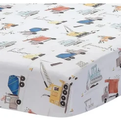 Lambs u0026 Ivy Crib & Bed Sheets*Lambs & Ivy - Construction Zone Baby Fitted Crib Sheet