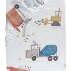 Lambs u0026 Ivy Crib & Bed Sheets*Lambs & Ivy - Construction Zone Baby Fitted Crib Sheet