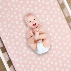 Lambs u0026 Ivy Crib & Bed Sheets*Lambs & Ivy - Daisy Dreams Sheet