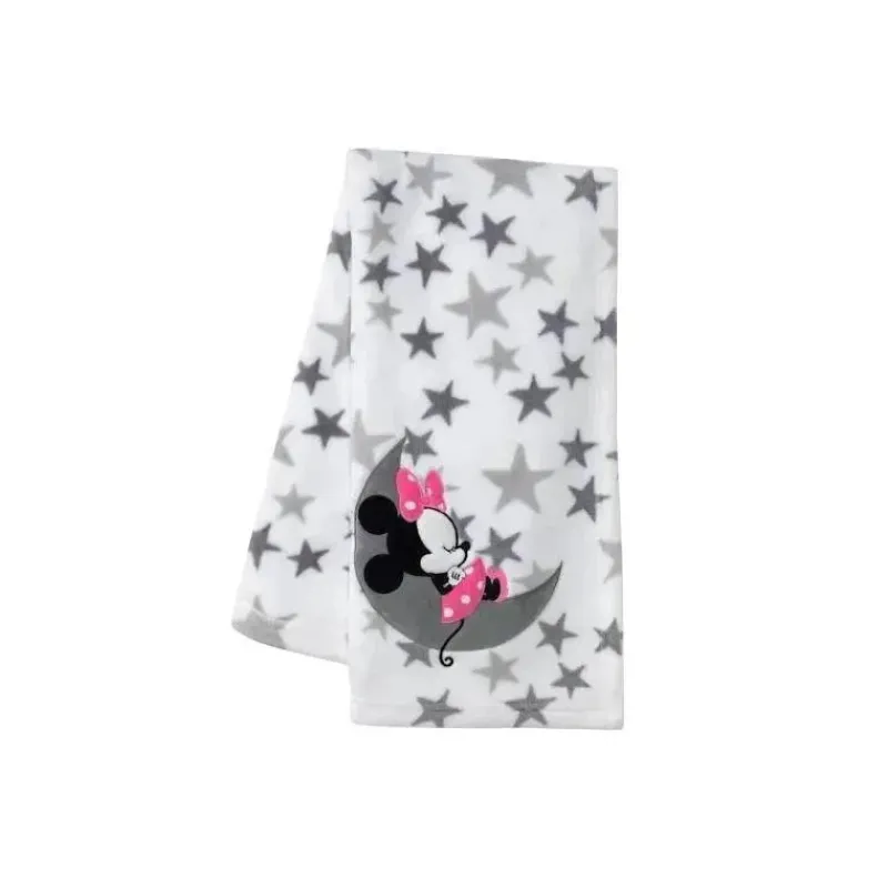 Lambs u0026 Ivy Mickey & Minnie|Blankets & Quilts*Lambs & Ivy - Disney Minnie Baby Star Nite Blanket