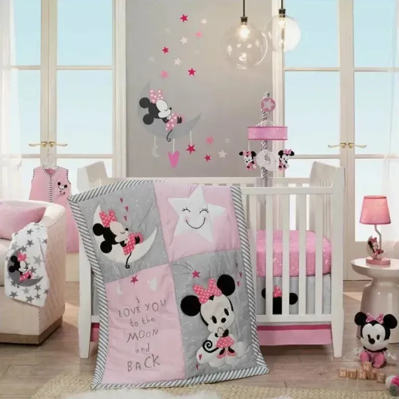 Lambs u0026 Ivy Mickey & Minnie|Blankets & Quilts*Lambs & Ivy - Disney Minnie Baby Star Nite Blanket