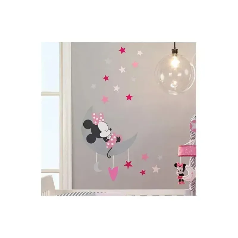 Lambs u0026 Ivy Mickey & Minnie|Wallpaper & Wall Art*Lambs & Ivy - Disney Minnie Baby Star Nite Applique