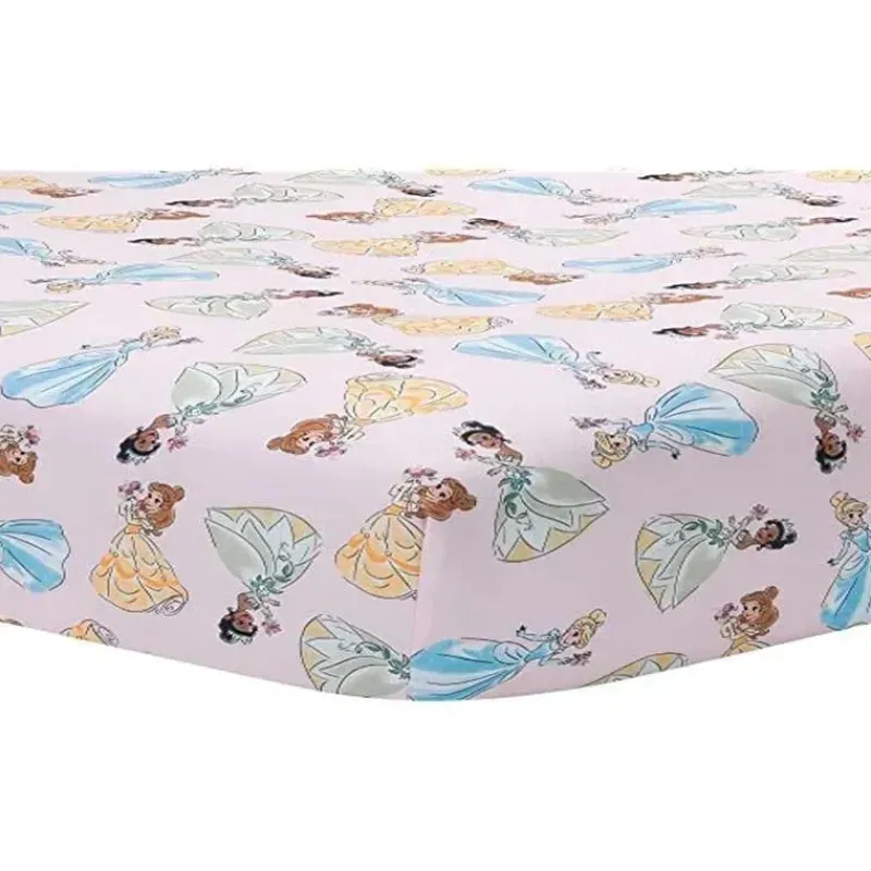Lambs u0026 Ivy Disney Princess|Crib & Bed Sheets*Lambs & Ivy - Disney Princesses Fitted Crib Sheet