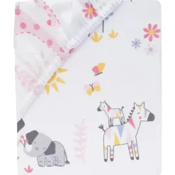 Lambs u0026 Ivy Crib & Bed Sheets*Lambs & Ivy - Jazzy Jungle Baby Fitted Crib Sheet