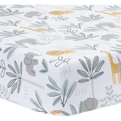 Lambs u0026 Ivy Crib & Bed Sheets*Lambs & Ivy - Jungle Adventure Sheet