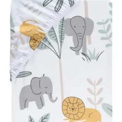 Lambs u0026 Ivy Crib & Bed Sheets*Lambs & Ivy - Jungle Adventure Sheet