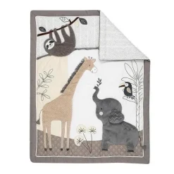 Lambs u0026 Ivy Bedding Sets*Lambs & Ivy - Jungle Animals 4Pc Baby Bedding Set