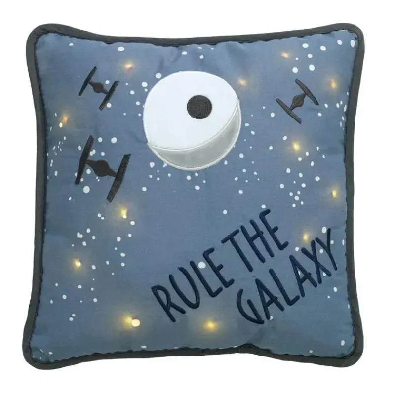 Lambs u0026 Ivy Star Wars*Lambs & Ivy - Light Up Pillow Galaxy, Stars Wars Millennium Falcon