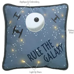Lambs u0026 Ivy Star Wars*Lambs & Ivy - Light Up Pillow Galaxy, Stars Wars Millennium Falcon