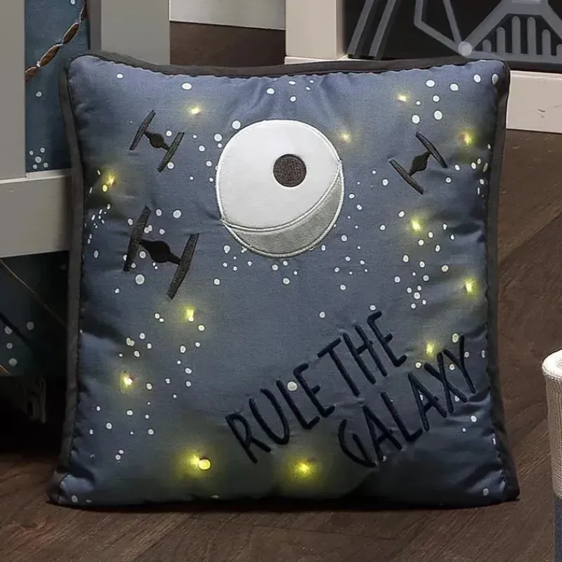 Lambs u0026 Ivy Star Wars*Lambs & Ivy - Light Up Pillow Galaxy, Stars Wars Millennium Falcon