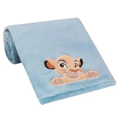 Lambs u0026 Ivy Blankets & Quilts*Lambs & Ivy - Lion King Adventure Baby Blanket, Blue
