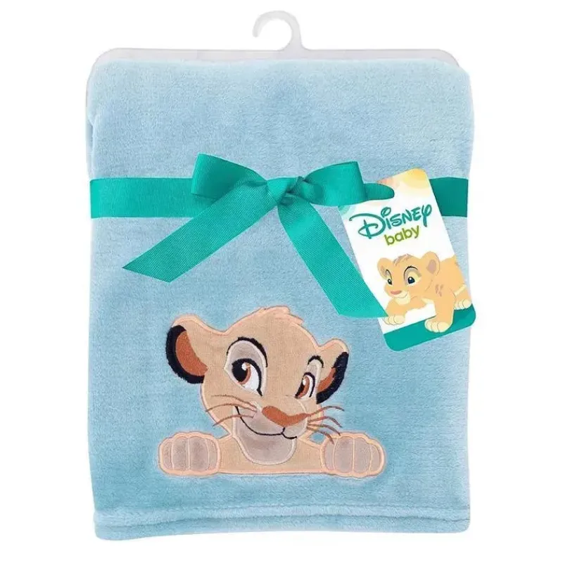 Lambs u0026 Ivy Blankets & Quilts*Lambs & Ivy - Lion King Adventure Baby Blanket, Blue