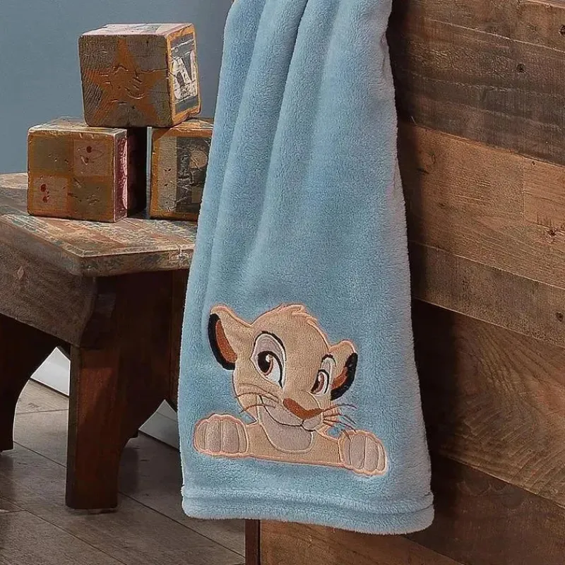 Lambs u0026 Ivy Blankets & Quilts*Lambs & Ivy - Lion King Adventure Baby Blanket, Blue