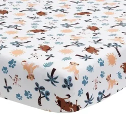 Lambs u0026 Ivy Crib & Bed Sheets*Lambs & Ivy - Lion King Adventure Fitted Crib Sheet