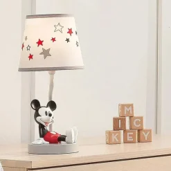 Lambs u0026 Ivy Mickey & Minnie|Lighting*Lambs & Ivy - Magical Mickey Mouse, Lamp W/Shade & Bulb