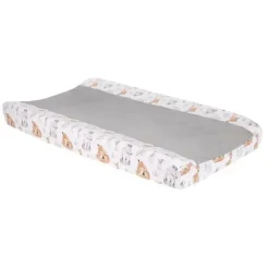 Lambs u0026 Ivy Changing Pads & Covers*Lambs & Ivy - Painted Forest White Minky Changing Pad Cover