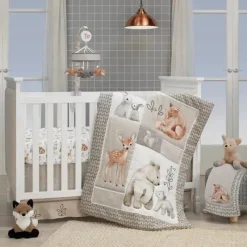 Lambs u0026 Ivy Changing Pads & Covers*Lambs & Ivy - Painted Forest White Minky Changing Pad Cover