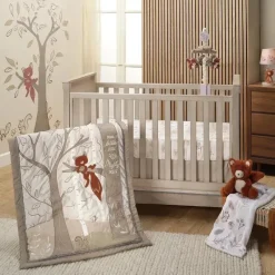 Lambs u0026 Ivy Bedding Sets*Lambs & Ivy - 3-Piece Bedding Set, Treetop Fox Woodland Tree